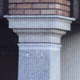 Granite corner column of historic building