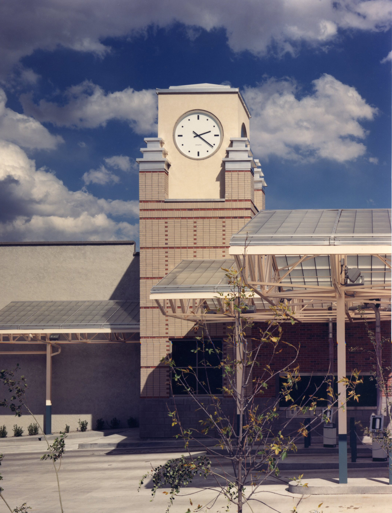 Drive-up clock tower