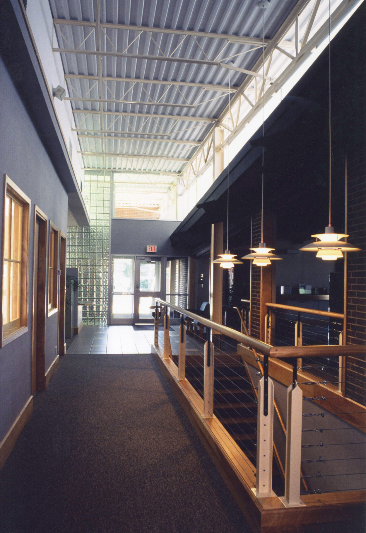 Interior circulation corridor