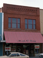 Brick facade cleaned
