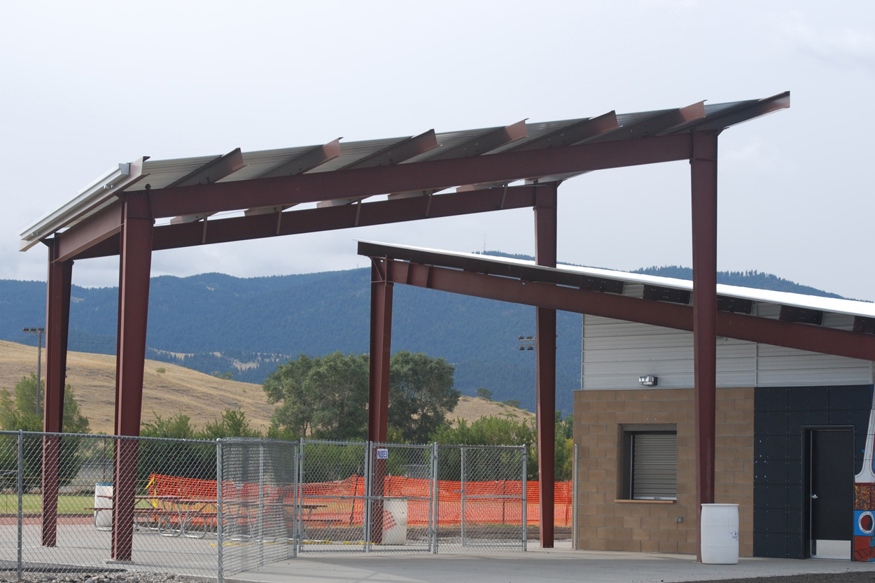 Entrance shelter