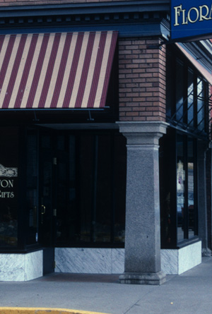 Restored corner entry
