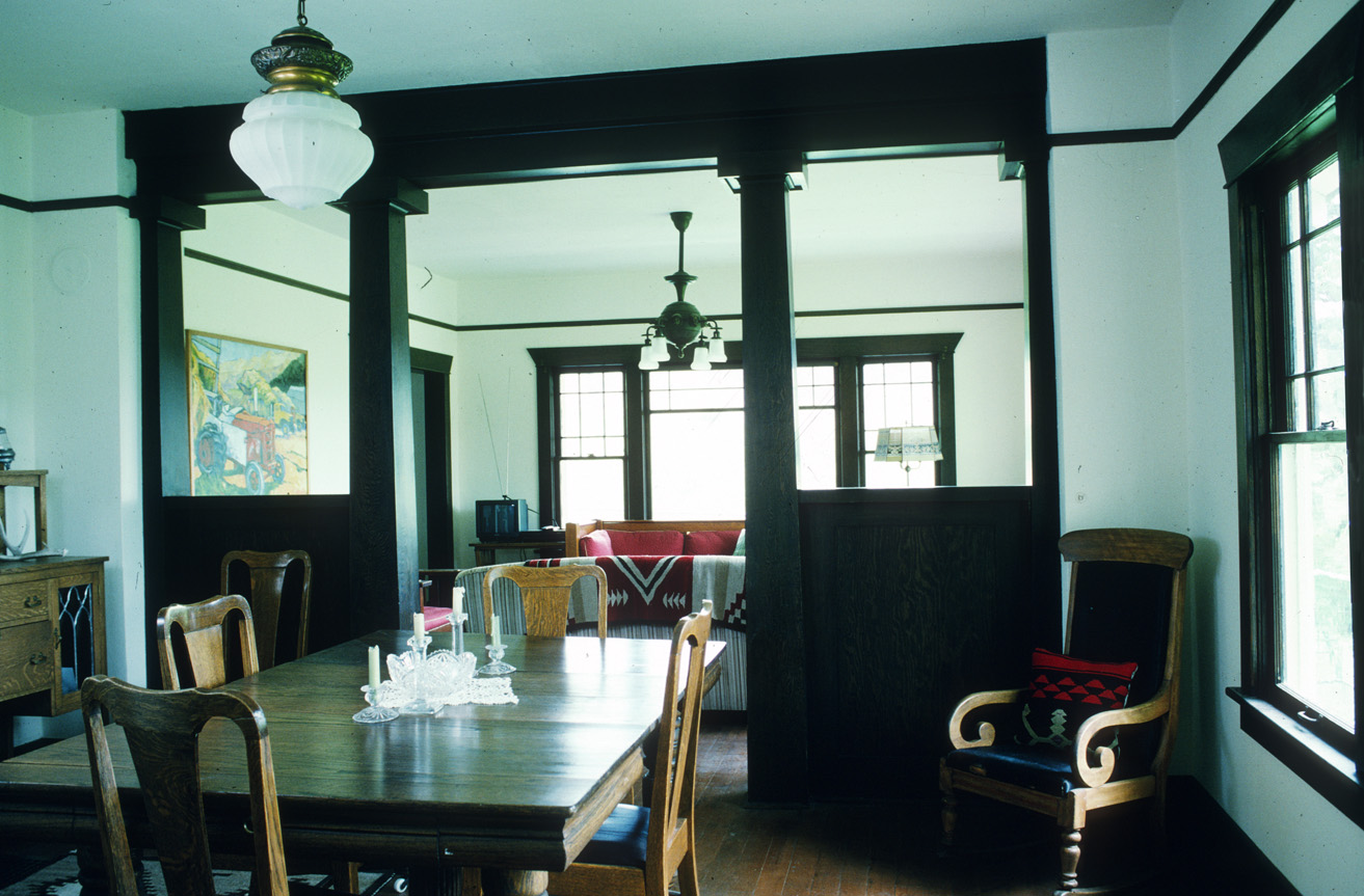 Dining and living rooms